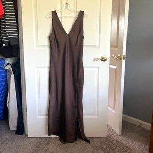 EXPRESS BROWN SLIP DRESS